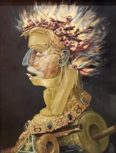 The Allegory of Fire Giuseppe Arcimboldo
